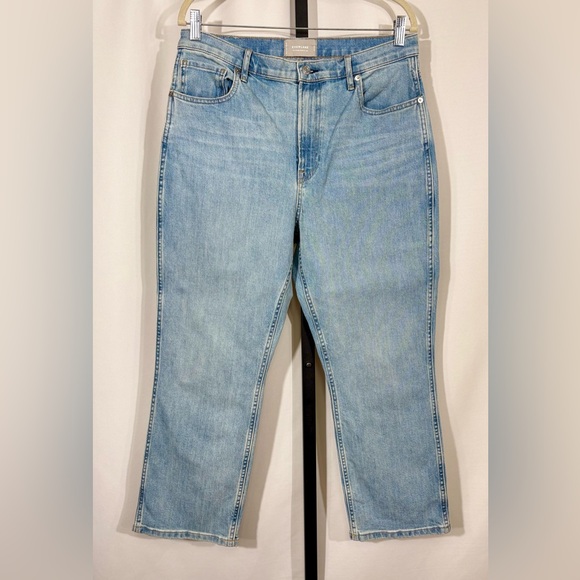 Everlane The Cheeky Bootcut Jean - Size 32 Crop - Light Wash - Picture 3 of 9